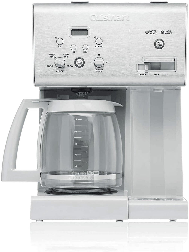 Cuisinart Coffee plus 12-Cup Programmable Coffeemaker and Hot Water System, Black/Stainless - Premium  from Cuisinart - Just $125.12! Shop now at Handbags Specialist Headquarter