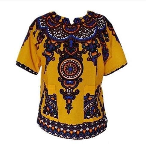 Dashiki New African Clothing Traditional Print Tops Fashion Design African Bazin Riche Clothes Dashiki T-shirt For Men Women - Premium MEN T-SHIRT from eprolo - Just $17.98! Shop now at Handbags Specialist Headquarter