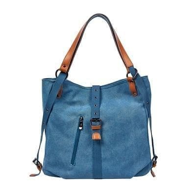 Deago Purse Handbag for Women Canvas Tote Bag Casual Shoulder Bag School Bag Rucksack Convertible Backpack (Coffee) - Premium  from Deago - Just $35.0! Shop now at Handbags Specialist Headquarter