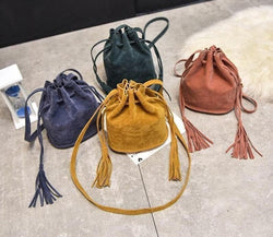 Designer handbags high quality Women Messenger Bags New Tassel Bucket Shoulder Handbags Crossbody - Premium  from Mara's Dream - Just $17.99! Shop now at Handbags Specialist Headquarter