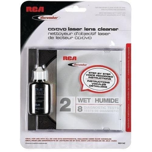 Discwasher Cd And Dvd Laser Lens Cleaners (2-brush; Wet) (pack of 1 Ea) - Premium Computers and Accessories from DISCWASHER - Just $37.21! Shop now at Handbags Specialist Headquarter