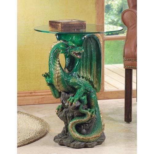 Dragon Table - Premium Dragon Crest from Accent Plus - Just $164.56! Shop now at Handbags Specialist Headquarter