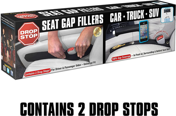 Drop Stop - The Original Patented Car Seat Gap Filler (AS SEEN ON Shark Tank) - Set of 2 and Slide Free Pad and Light - Premium Auto accessories from Brand: Drop Stop - Just $37.99! Shop now at Handbags Specialist Headquarter