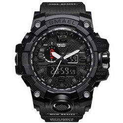 Dual Display Mens Military Quartz Wristwatch Men Resistant Sports Digital Watch - Premium Men watch from eprolo - Just $29.58! Shop now at Handbags Specialist Headquarter