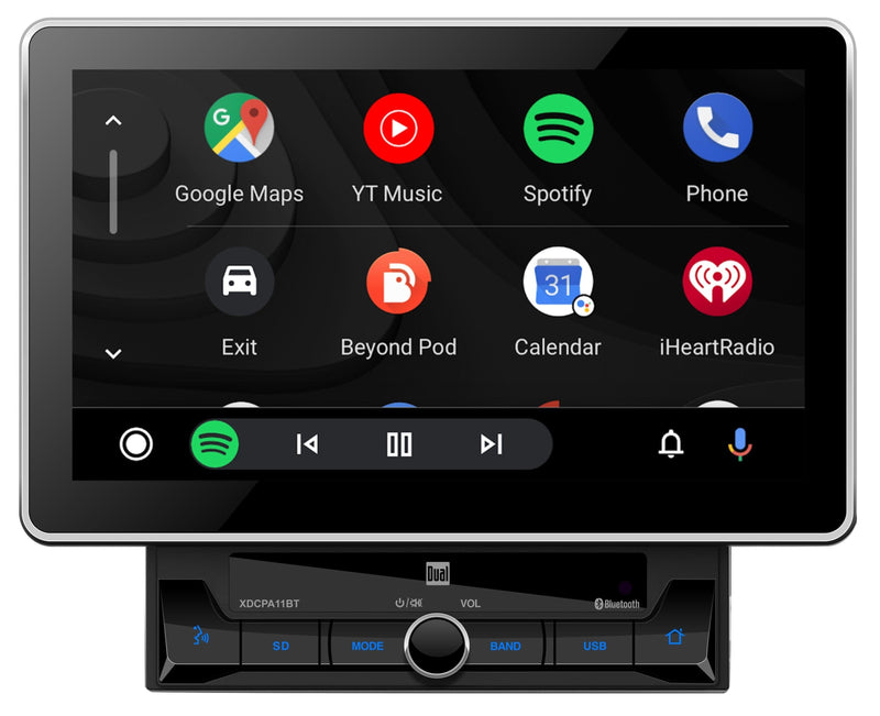 Dual Electronics XDCPA11BT 10.1" Double Din Car Stereo Receiver with Apple CarPlay , Android Auto and Built-in Bluetooth - Handbags Specialist Headquarter