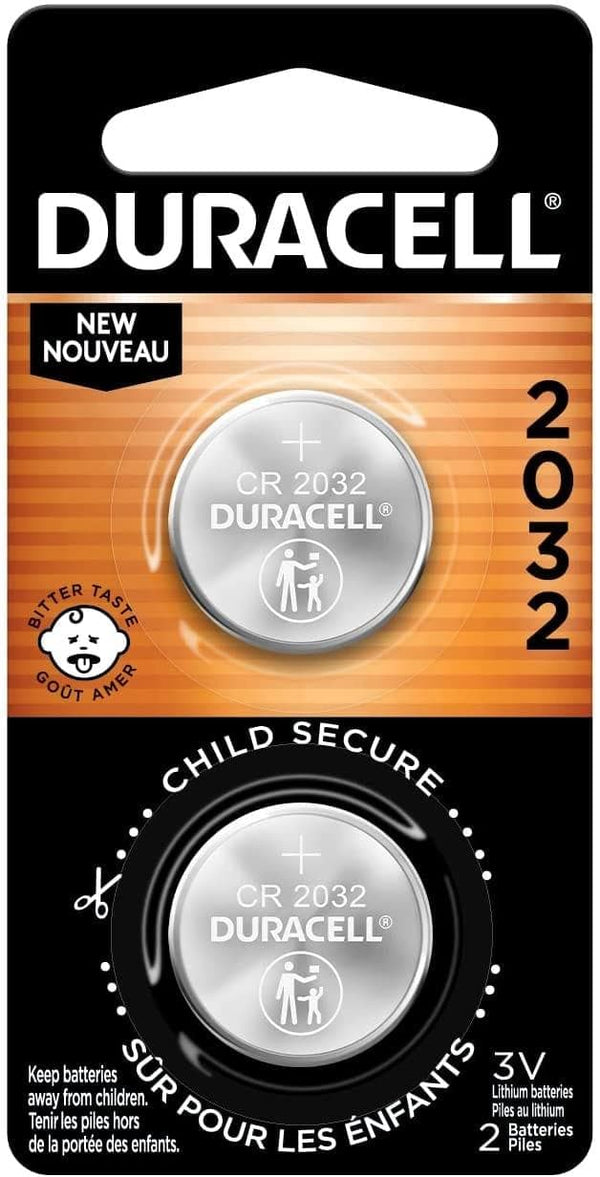 Duracell - 2032 3V Lithium Coin Battery - with Bitter Coating - 4 count - Handbags Specialist Headquarter