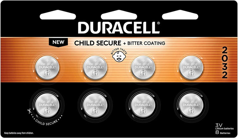 Duracell - 2032 3V Lithium Coin Battery - with Bitter Coating - 4 count - Handbags Specialist Headquarter