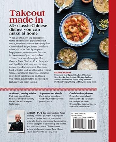 Easy Chinese Cookbook: Restaurant Favorites Made Simple - Premium cookware from Chris Toy - Just $21.99! Shop now at Handbags Specialist Headquarter