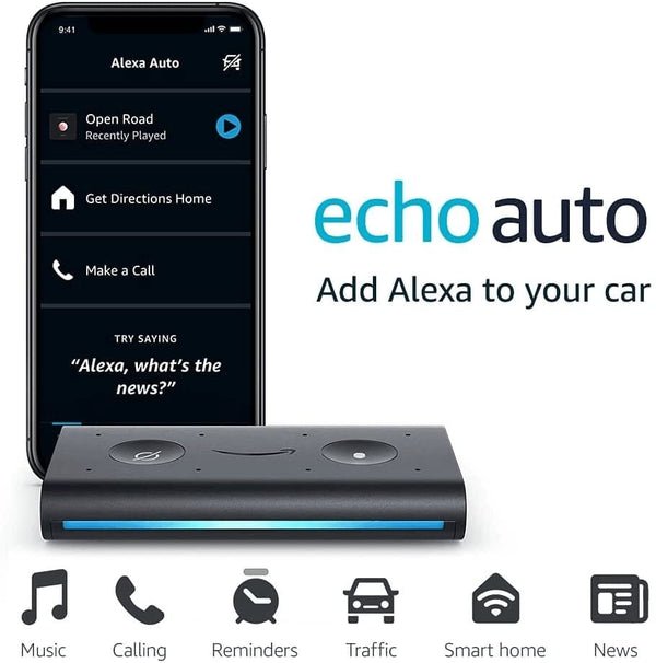 Echo Auto- Hands-Free Alexa in Your Car with Your Phone - Premium  from Amazon - Just $92.50! Shop now at Handbags Specialist Headquarter