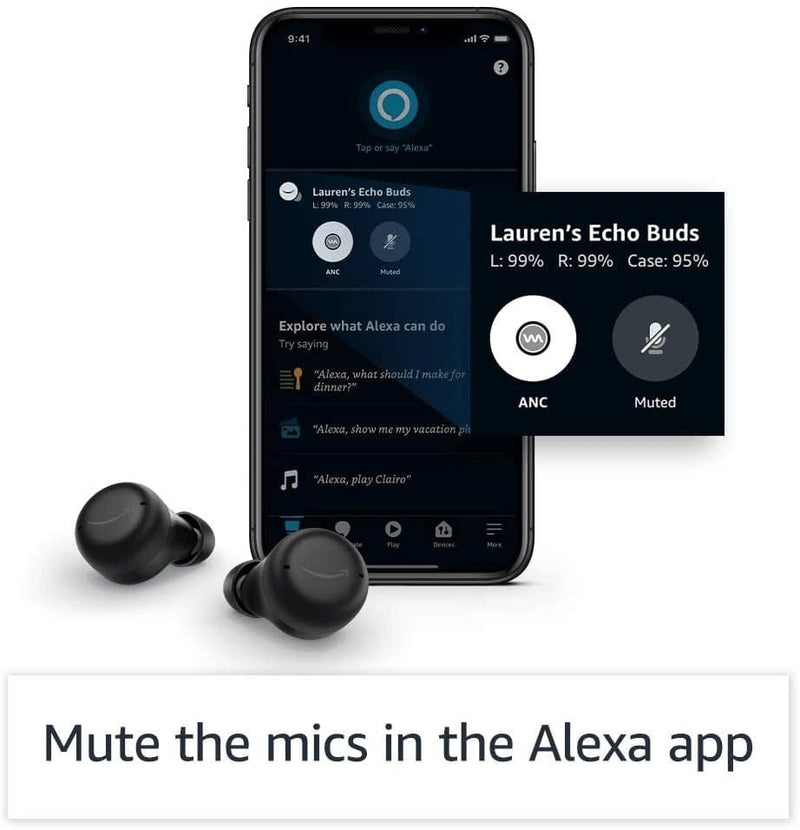 Echo Buds (2Nd Gen) | Wireless Earbuds with Active Noise Cancellation and Alexa | Black - Premium  from Amazon - Just $109.92! Shop now at Handbags Specialist Headquarter