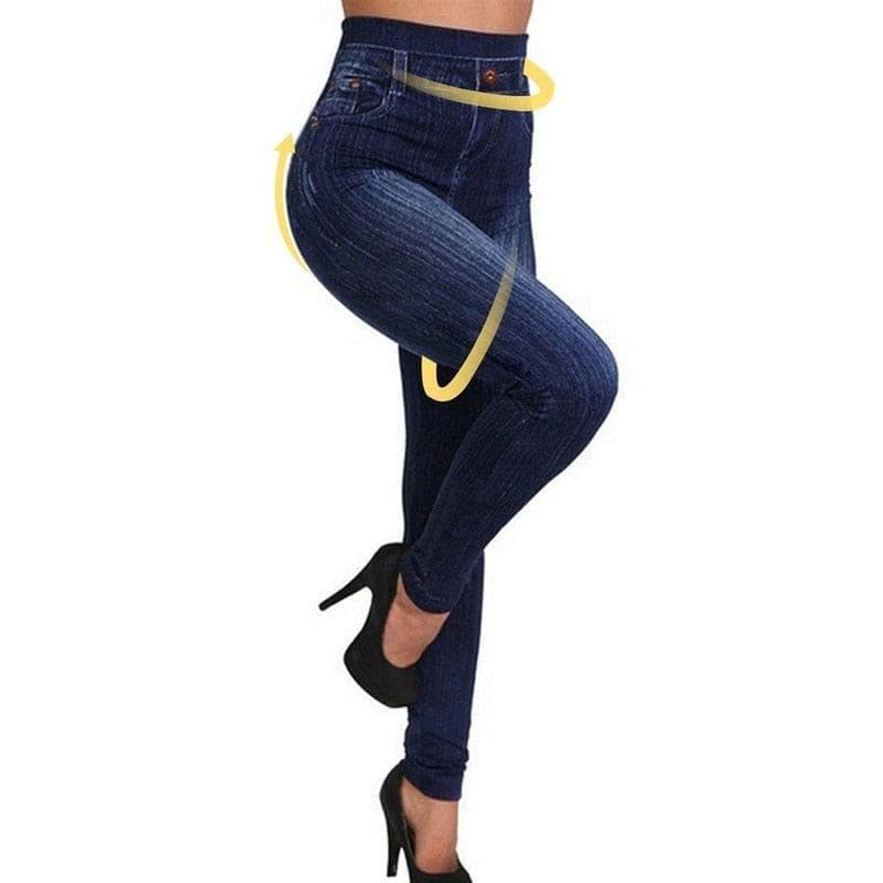 Elastic Shaping Yoga Pants Fitness Sports Leggings High Waist Gym Workout Running Tights - Premium Women jeans from eprolo - Just $22.99! Shop now at Handbags Specialist Headquarter