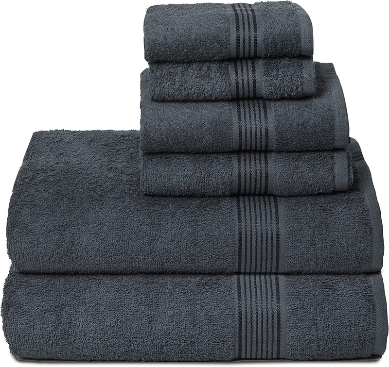 Elvana Home Ultra Soft 6 Pack Cotton Towel Set, Contains 2 Bath Towels 28x55 inch, 2 Hand Towels 16x24 inch & 2 Wash Coths 12x12 inch, Ideal for Everyday use, Compact & Lightweight - Orange - Premium Towel Set from Visit the Elvana Home Store - Just $40.99! Shop now at Handbags Specialist Headquarter
