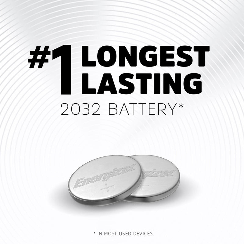 Energizer 2032 Batteries (4 Pack), 3V Lithium Coin Batteries - Handbags Specialist Headquarter