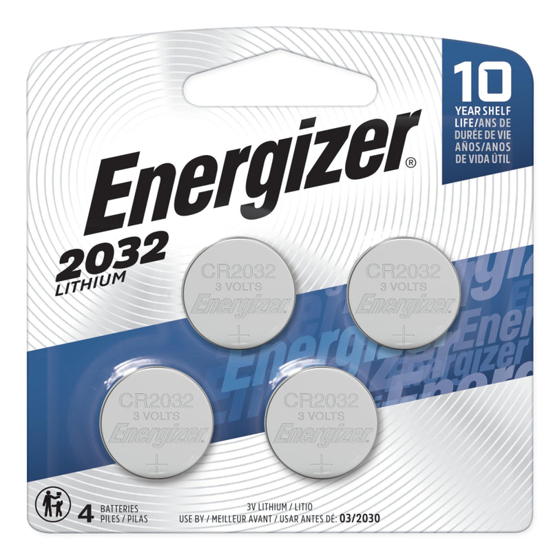 Energizer 2032 Batteries (4 Pack), 3V Lithium Coin Batteries - Handbags Specialist Headquarter