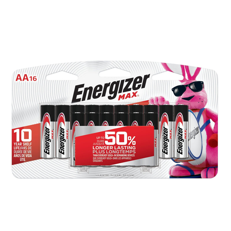 Energizer MAX AA Batteries (16 Pack), Double A Alkaline Batteries - Handbags Specialist Headquarter