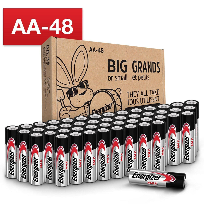 Energizer MAX AA Batteries (48 Pack), Double A Alkaline Batteries - Premium BATTERIES from Energizer - Just $45.99! Shop now at Handbags Specialist Headquarter