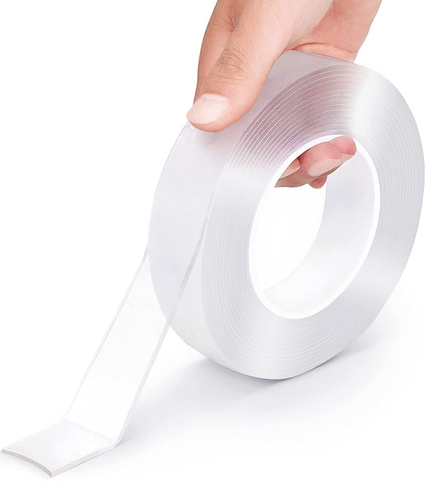 EZlifego Double Sided Tape Heavy Duty, Multipurpose Removable Clear & Tough Mounting Tape Sticky Adhesive, Reusable Strong Wall Tape Picture Hanging Strips Poster Carpet Tape (Extra Large 9.85FT) - Premium Tape from . - Just $17.99! Shop now at Handbags Specialist Headquarter