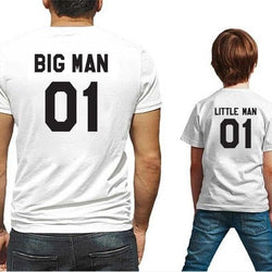 Family Look matching outfits father and son big litter man Dad baby summer fathers day clothing T-shirt for daddy and me clothes - Premium MEN T-SHIRT from eprolo - Just $18.92! Shop now at Handbags Specialist Headquarter