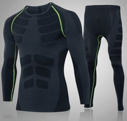 FANNAI Running T Shirt and Pants Men Compression Tights Underwear Sets Crossfit Bodybuilding Fitness Sport Jerseys Suit - Premium Men Pants from eprolo - Just $67.84! Shop now at Handbags Specialist Headquarter