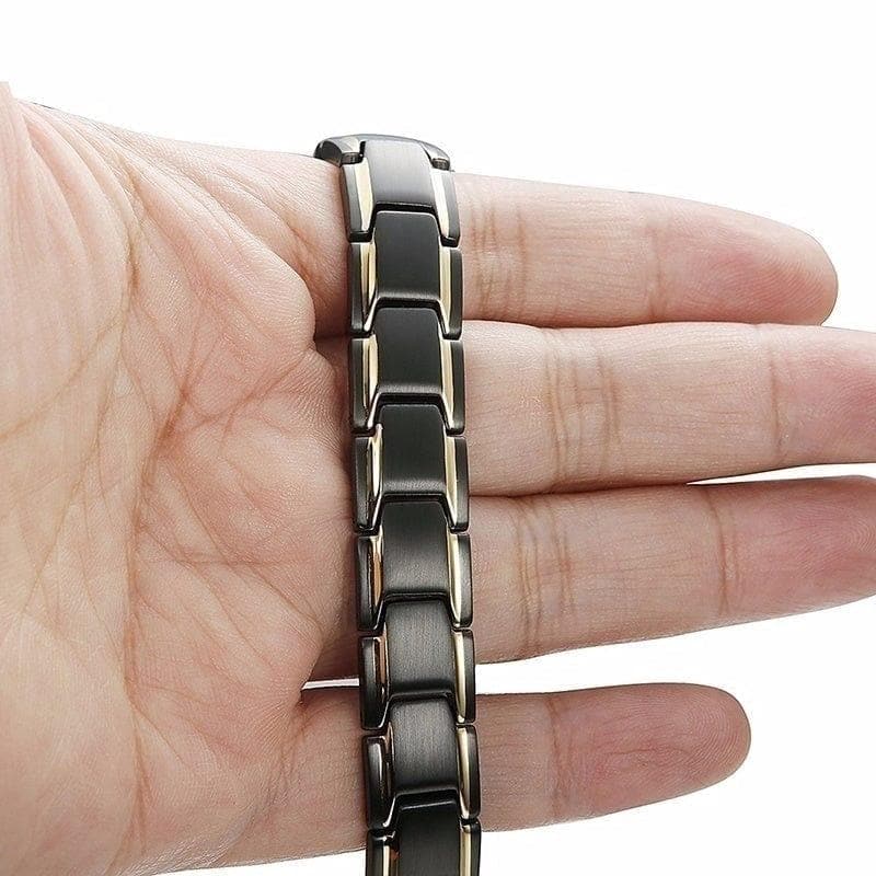Fashion Men Magnetic Therapy Bracelet - Arthritis Pain Relief, Energy - Premium health from Fiecerwolf - Just $23.99! Shop now at Handbags Specialist Headquarter