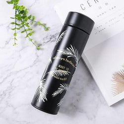 Feather Stainless Steel Vacuum Flasks Tumbler Coffee Travel Mug Thermos Thermal Water Bottle for Tea Car Cup - Premium Cups from eprolo - Just $21.99! Shop now at Handbags Specialist Headquarter