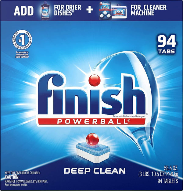 Finish - All in 1 - Dishwasher Detergent - Powerball - Dishwashing Tablets - Dish Tabs - Fresh Scent, 94 Count (Pack of 1) - Packaging May Vary - Premium Trash Bags from Visit the Finish Store - Just $19.99! Shop now at Handbags Specialist Headquarter