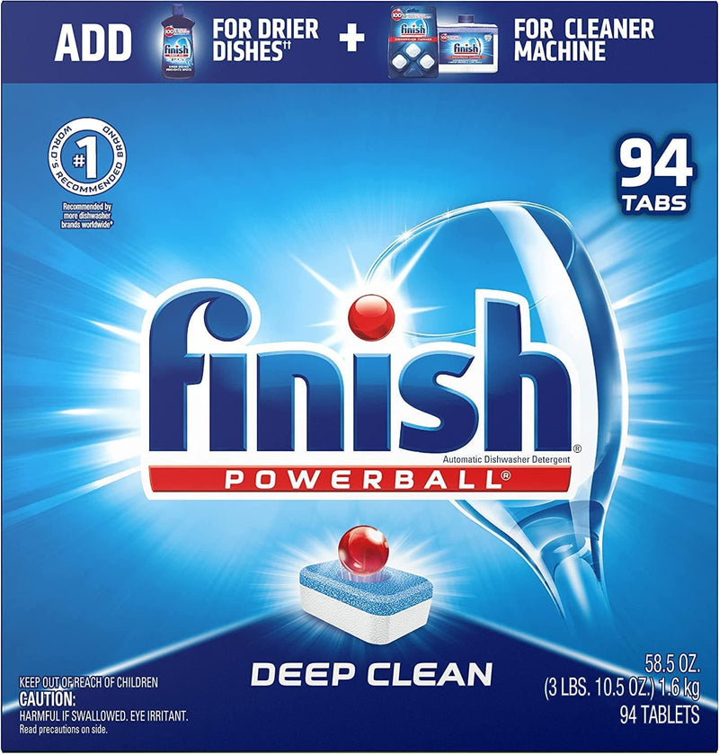 Finish - All in 1 - Dishwasher Detergent - Powerball - Dishwashing Tablets - Dish Tabs - Fresh Scent, 94 Count (Pack of 1) - Packaging May Vary - Premium Trash Bags from Visit the Finish Store - Just $19.99! Shop now at Handbags Specialist Headquarter