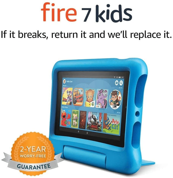 Fire 7 Kids Tablet, 7" Display, Ages 3-7, 16 GB, Blue Kid-Proof Case - Premium  from Amazon - Just $168.94! Shop now at Handbags Specialist Headquarter