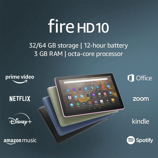 Fire HD 10 Tablet, 10.1", 1080P Full HD, 32 GB, Latest Model (2021 Release), Black - Premium  from Amazon - Just $253.24! Shop now at Handbags Specialist Headquarter