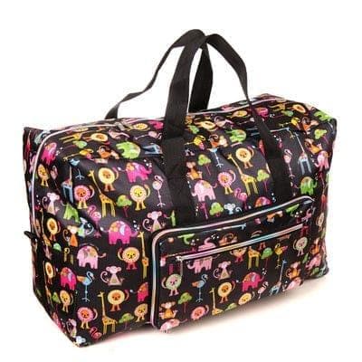 Foldable Travel Bag Women Large Capacity Portable Shoulder Duffle Bag Cartoon Printing Waterproof Weekend Luggage Tote - Premium WOMEN'S Handbags from eprolo - Just $32.58! Shop now at Handbags Specialist Headquarter