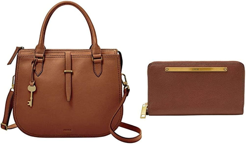 Fossil Women's Ryder Leather Satchel Purse Handbag - Premium BAGS AND HANDBAGS from Visit the Fossil Store - Just $225.99! Shop now at Handbags Specialist Headquarter