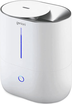 GENIANI Top Fill Cool Mist Humidifiers for Bedroom & Essential Oil Diffuser - Smart Aroma Ultrasonic Humidifier for Home, Baby, Large Room with Auto Shut off (4L, White) - Premium  from GENIANI - Just $72.80! Shop now at Handbags Specialist Headquarter