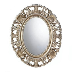Gilded Oval Wall Mirror - Premium Accent Plus from Accent Plus - Just $62.25! Shop now at Handbags Specialist Headquarter