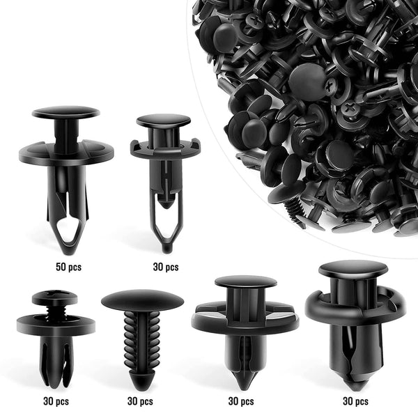 GOOACC - GRC-47 Universal Plastic Fender Clips,200 Pcs Push Bumper Fastener Rivet Clips with 6 Size Auto Body Retainer Clips Bumpers,Car Fender Replacement for GM, Ford & Ch - Premium  from GOOACC - Just $24.67! Shop now at Handbags Specialist Headquarter