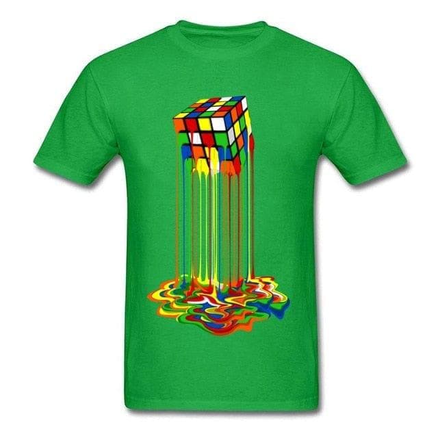 Good Quality Cube T-Shirts Rainbow Abstraction Cube Sheldon Cooper T Shirt Big Discount Best Tee Shirt Women Men Funny Tops Tee - Premium MEN T-SHIRT from eprolo - Just $19.98! Shop now at Handbags Specialist Headquarter