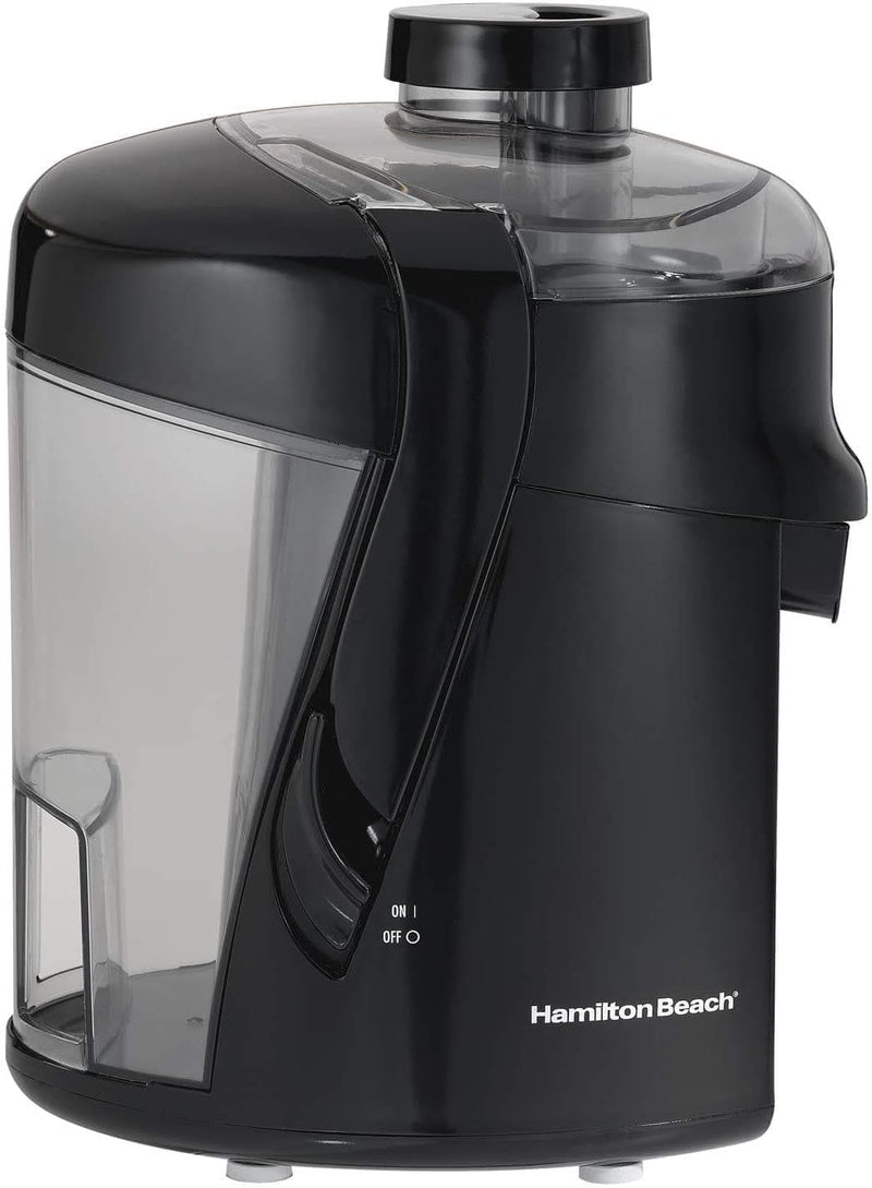 Hamilton Beach HealthSmart Juicer Machine, Centrifugal Extractor 2.4” Feed Chute for Fruits and Vegetables, Easy to Clean, BPA Free, 400W, Black (67801) - Premium JUICER MACHINES from Visit the Hamilton Beach Store - Just $59.99! Shop now at Handbags Specialist Headquarter
