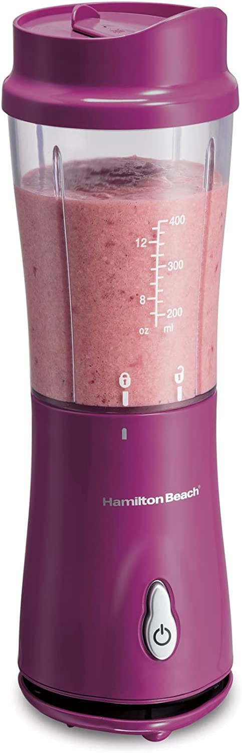 Hamilton Beach Personal Blender for Shakes and Smoothies with 14 Oz Travel Cup and Lid, Black (51101AV) - Premium BLENDERS from Visit the Hamilton Beach Store - Just $29.99! Shop now at Handbags Specialist Headquarter
