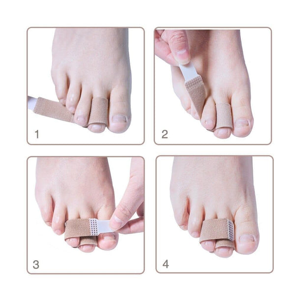 Hammer Elastic Toe Separator Wrap Splints Tape for Overlapping Toe Hand Protector Cushioned Bandages Corrector C1459 - Premium 201177518 from Sumifun Healthy World (Aliexpress) - Just $2.52! Shop now at Handbags Specialist Headquarter