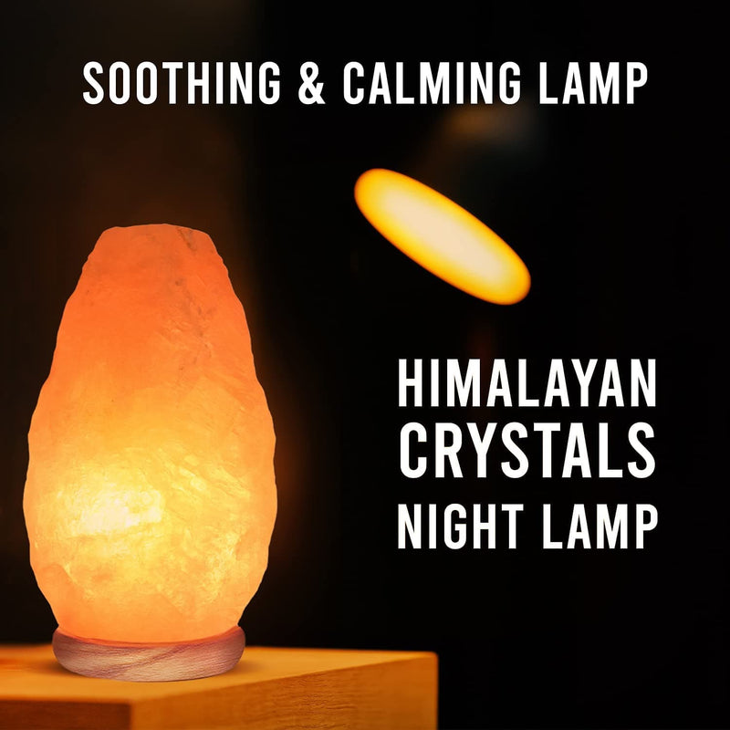 Himalayan Glow Salt Lamp with Dimmer Switch 5-7 lbs - Premium Lamps from Visit the Himalayan Glow Store - Just $19.99! Shop now at Handbags Specialist Headquarter