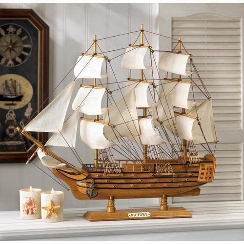 HMS Victory Ship Model - Premium Accent Plus from Accent Plus - Just $70.39! Shop now at Handbags Specialist Headquarter