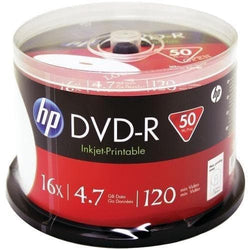 Hp 4.7gb Dvd-rs&#44; 50-ct Printable Spindle (pack of 1 Ea) - Premium Computers and Accessories from HP - Just $43.13! Shop now at Handbags Specialist Headquarter