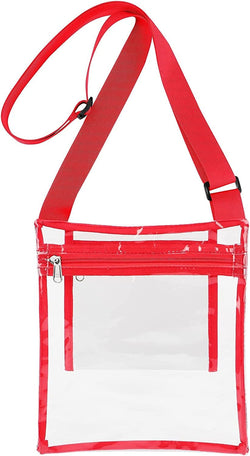 HULISEN Clear Crossbody Purse Bag, Stadium Approved, with Extra Inside Pocket - Premium Bag, from Visit the HULISEN Store - Just $26.99! Shop now at Handbags Specialist Headquarter