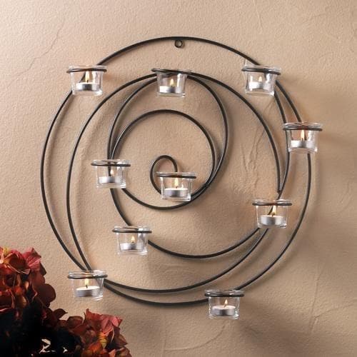 Hypnotic Candle Wall Sconce - Premium Gallery of Light from Gallery of Light - Just $49.96! Shop now at Handbags Specialist Headquarter