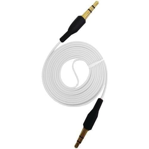 Iessentials 3.5mm Flat Auxiliary Cable&#44; 3.3ft (white) (pack of 1 Ea) - Premium Adapters and Cables from IESSENTIALS - Just $33.64! Shop now at Handbags Specialist Headquarter