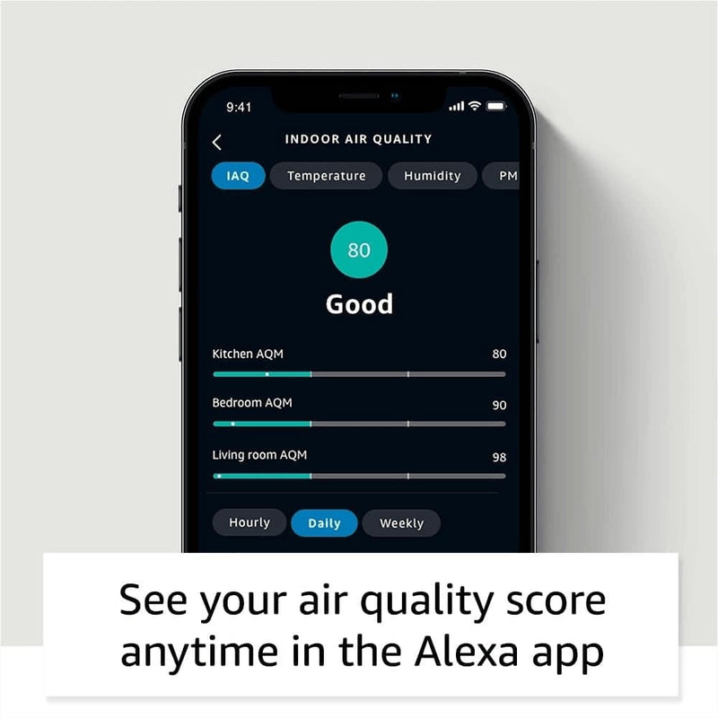 Introducing Amazon Smart Air Quality Monitor – Know Your Air, Works with Alexa– a Certified for Humans Device - Premium  from Amazon - Just $89.69! Shop now at Handbags Specialist Headquarter