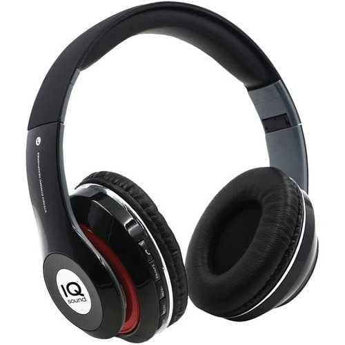 Iq Sound Bluetooth Over-ear Headphones With Microphone (black) (pack of 1 Ea) - Premium Headphones from IQ SOUND(R) - Just $47.81! Shop now at Handbags Specialist Headquarter