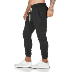 Joggers Sweatpants Men Casual Pants Solid Color Gyms Fitness Workout Sportswear Trousers Autumn Winter Male Crossfit Track Pants - Premium Men Pants from eprolo - Just $35.22! Shop now at Handbags Specialist Headquarter