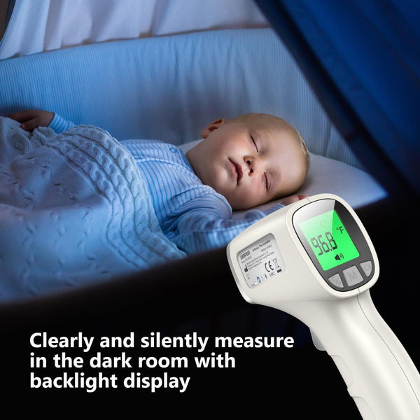 JUMPER Baby Forehead Thermometer FR202 Clinical Tested Digital Infrared Thermometer Accurate Digital Thermometer with Fever Alarm Function for Kids Toddler Children Adults CE and FDA Approved - Premium Health from Jumper - Just $29.99! Shop now at Handbags Specialist Headquarter