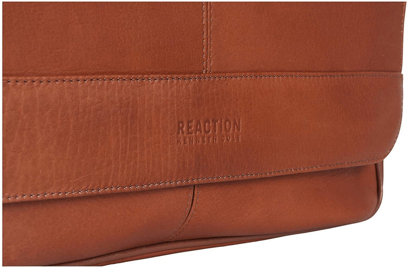 Kenneth Cole Reaction Risky Business Messenger Full-Grain Colombian Leather Crossbody Laptop Case & Tablet Day Bag - Premium  from Kenneth Cole REACTION - Just $256.43! Shop now at Handbags Specialist Headquarter