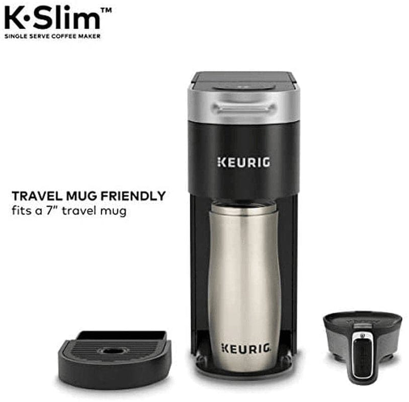 Keurig K-Slim Coffee Maker, Single Serve K-Cup Pod Coffee Brewer, 8 to 12 Oz. Brew Sizes, Black - Premium  from Keurig - Just $135.22! Shop now at Handbags Specialist Headquarter